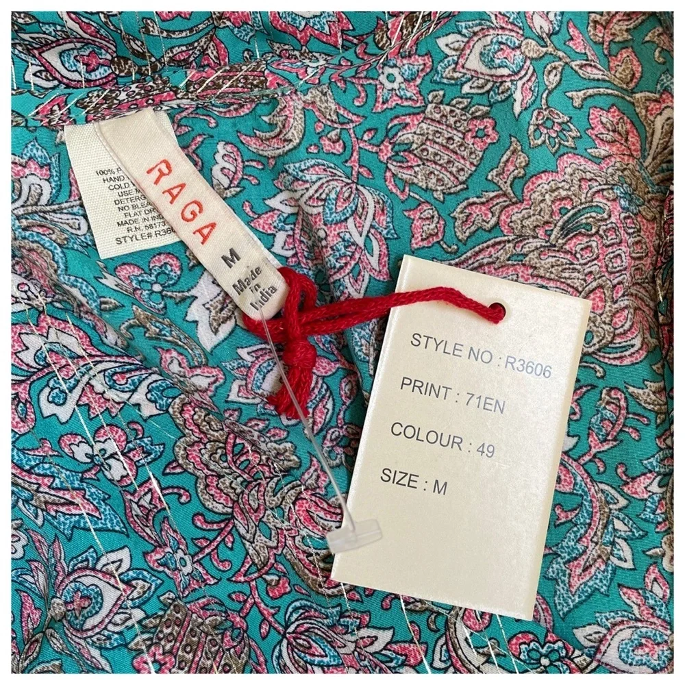 RAGA DRESS KASSIE WRAP DRESS KIMONO SIZE M - Picture 8 of 12